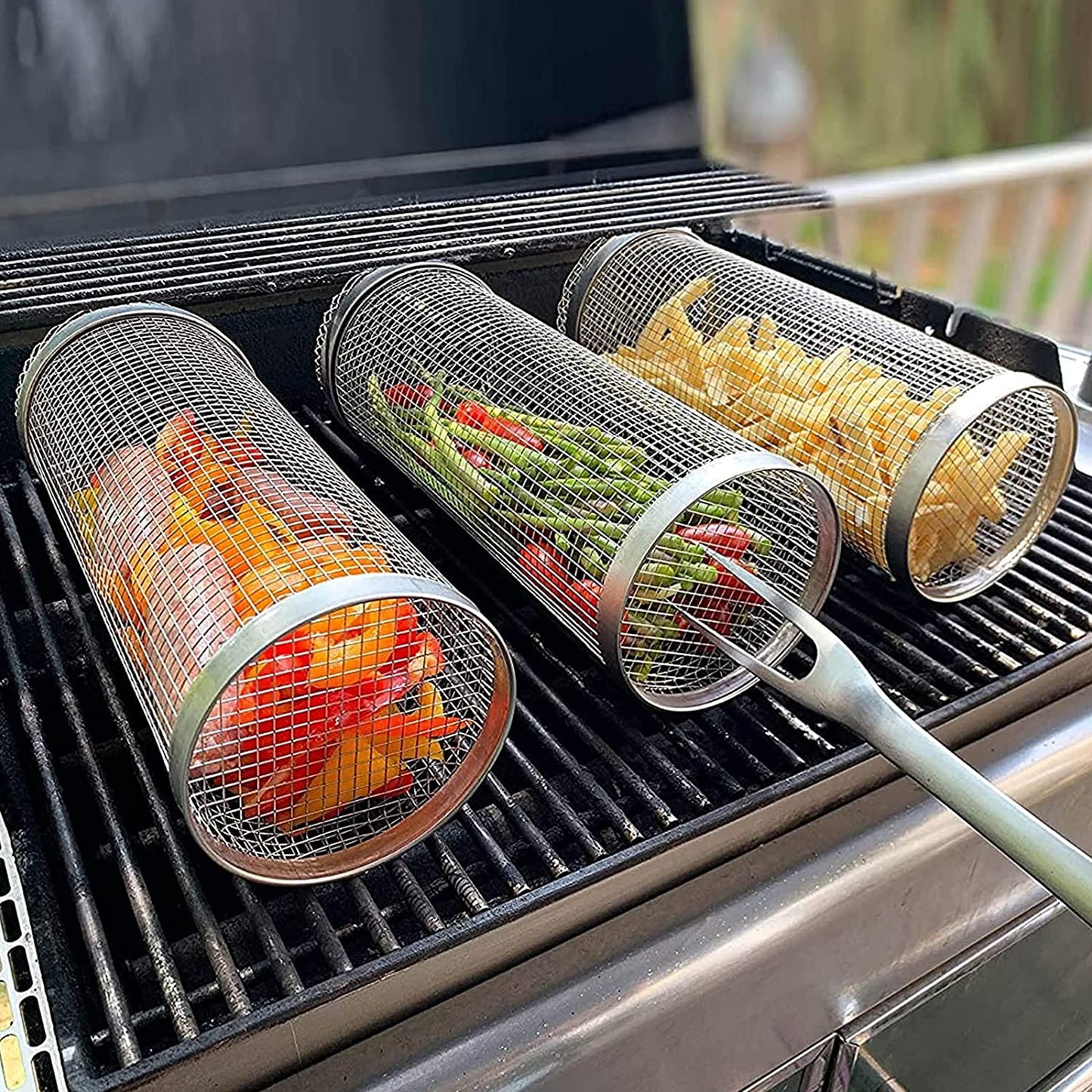 Cilifer®Rolling Grilling Basket