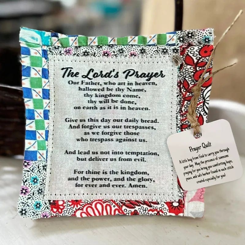 Cilifer®Best Encouraged And Blessed Gift-Prayer Quilt with cross inside