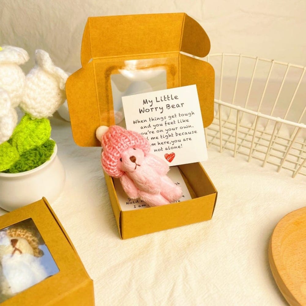 CZTICLE® 🎁Handmade Mini Plush Teddy Bear in Box