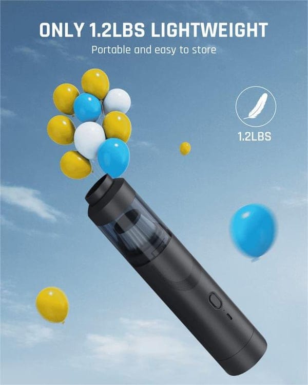 CZTICLE®💥Sale – 50% Off💥 Portable Cordless Car Vacuum with High Suction Power