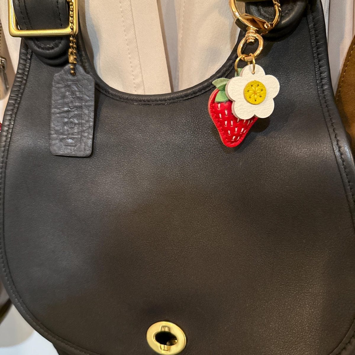 CZTICLE®🍊🌼Leather Fruit And Flower Key Fob