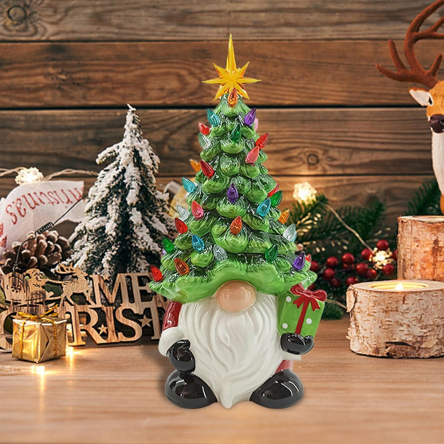 Cilifer®Christmas dwarf decoration with light
