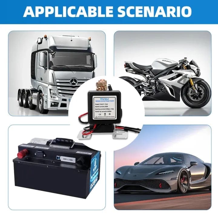 CiliferÂŽWIRELESS REMOTE CONTROL BATTERY RELAY SWITCH đ