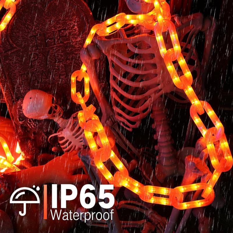 Billhol®Halloween Decoration Battery Light String - 10ft 160 LED Plastic Chain Light String