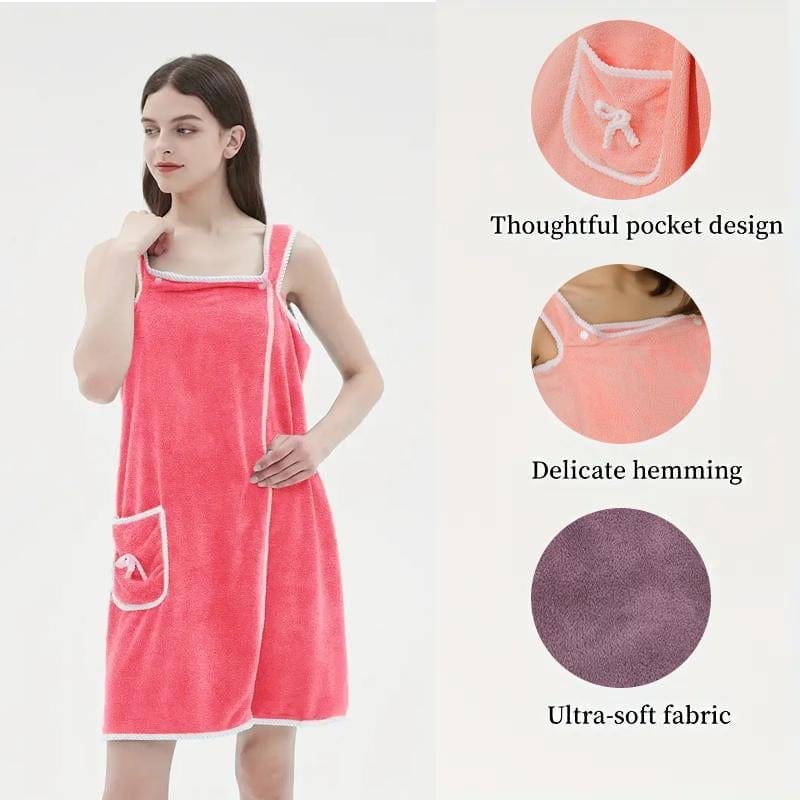 CZTICLE®Women's Coral Fleece Bathrobe