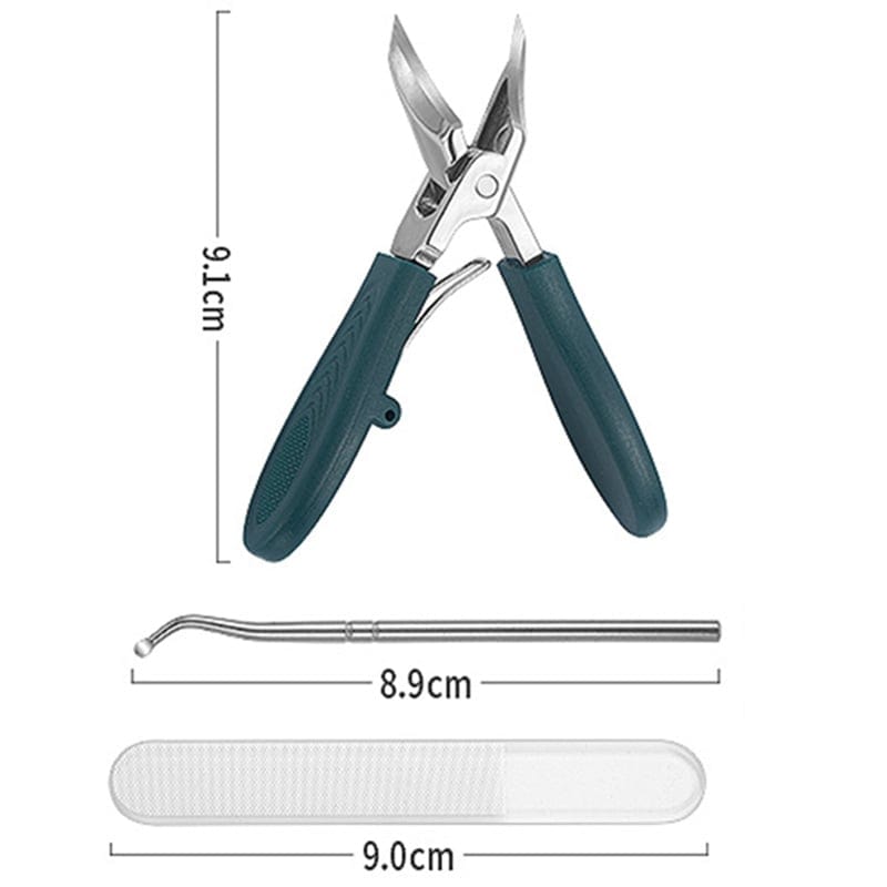 DAFEILA®🔥Eagle Beak Angled Nail Clippers 3-Piece Set