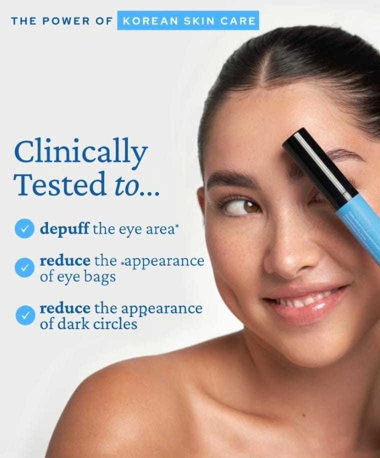 LUHAKA® Refreshing Eye Gel – Korean Formula with Caffeine. Hyaluronic Acid & Niacinamide