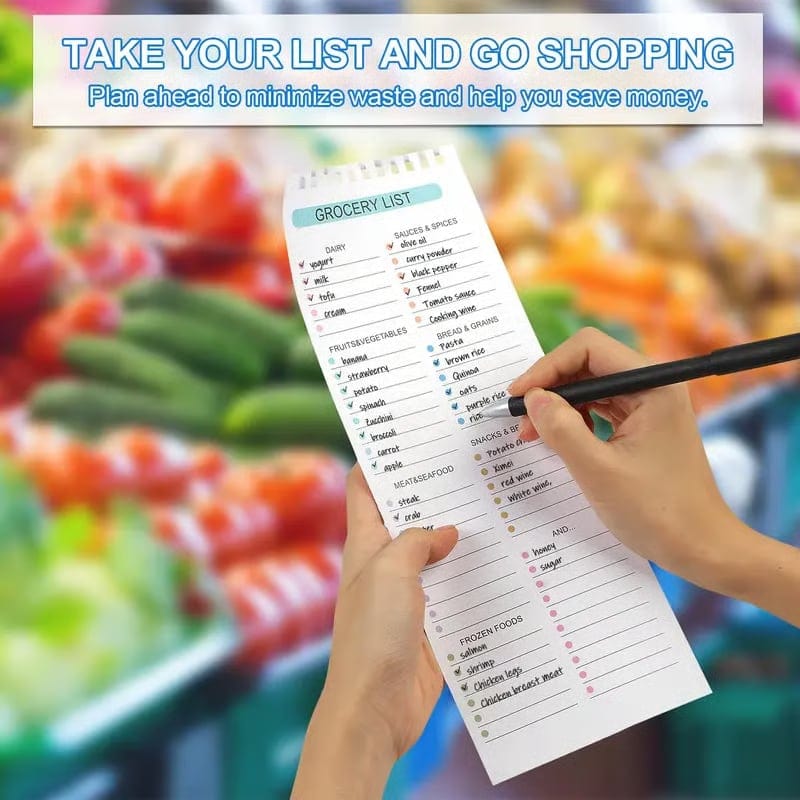 Cilifer®Handmade Bound Weekly Detachable Diet Plan Sheet