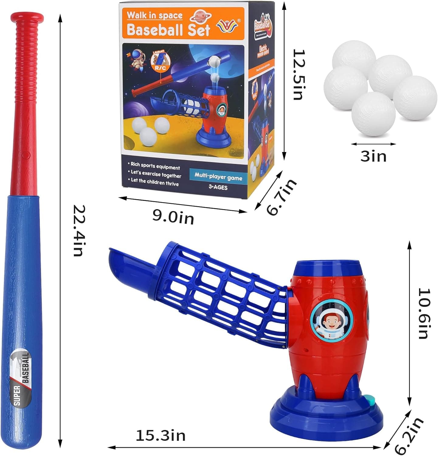 Cilifer®Fun Outdoor Sports Toys: Youth Baseball Training Set