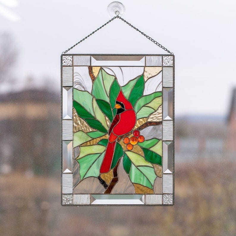 Cilifer®Cardinal Stained Window Panel