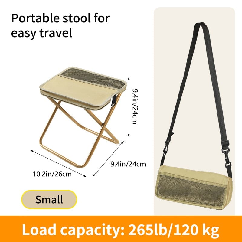 CZTICLE®🪑Ultra-Light Folding Stool – Supports Up to 265 lbs