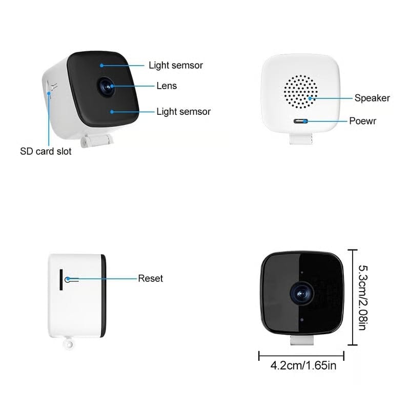 🔥 Crystal-clear security camera 🎥 Colour Night Vision 🌙 24/7 Recording & Smart Alerts 🚨 Easy Install! 🔒