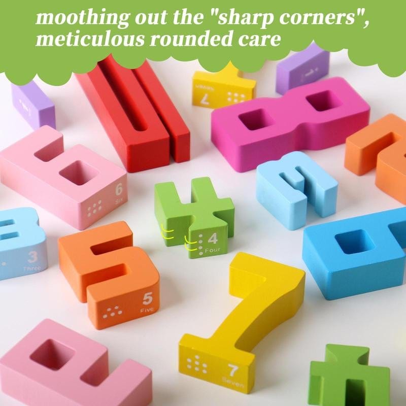 Cilifer®Wooden Number Building Block