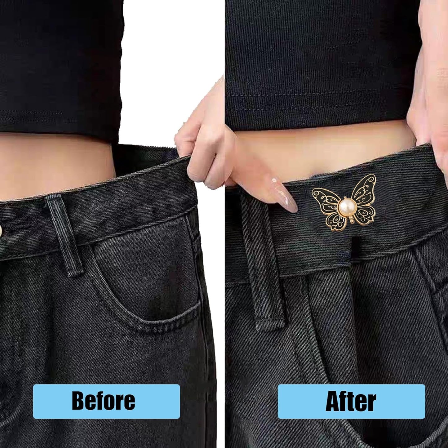 CZTICLE® Special Offer✨8 Jewel-Toned Magic🦋Clips•Zero Sewing•Ageless Style & Snugness✨