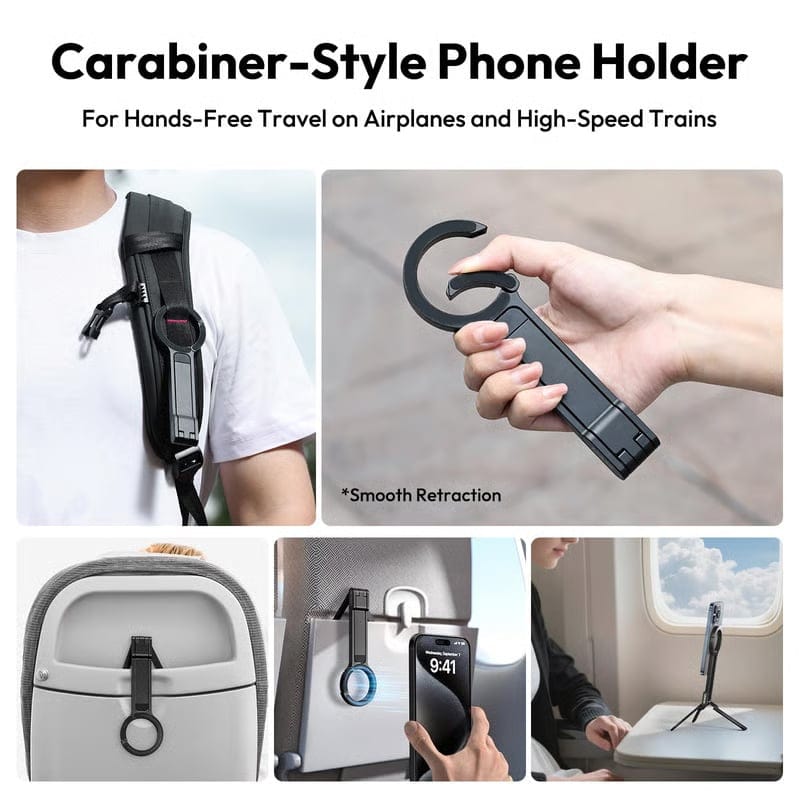 Cilifer®Magnetic Phone Tripod for iPhone. Portable Phone Holder Mini Tripod