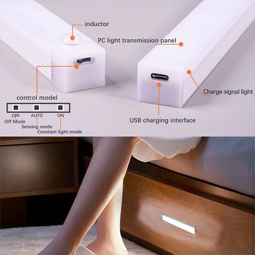 Cilifer®Punch-free Smart Sensor Magnetic Rechargeable LED Lights