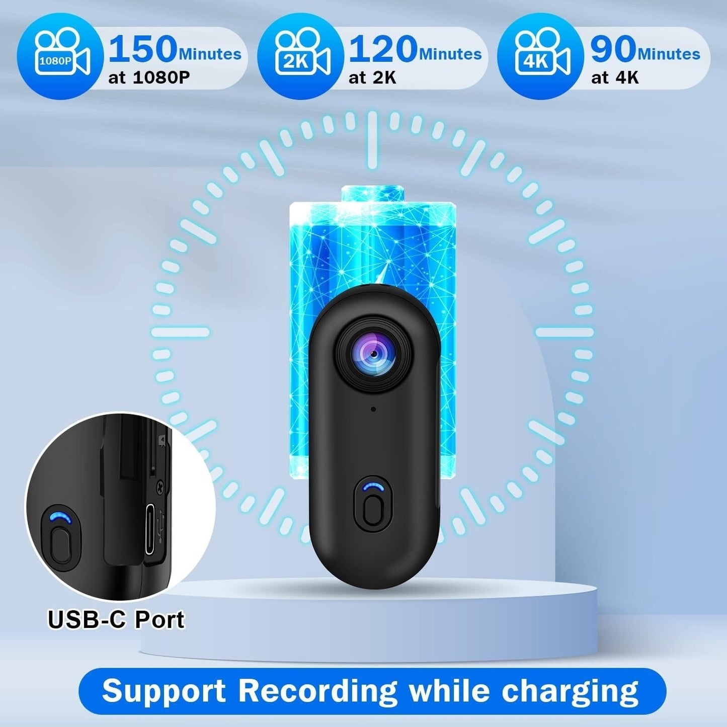 CZTICLE®🥰Last Day 49% OFF📷I3 4K Thumb Action Camera