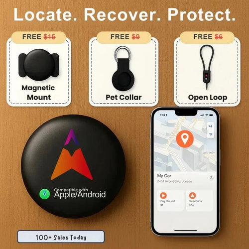 DAFEILA®GP90 - GPS tracker without subscription (Android/Apple)