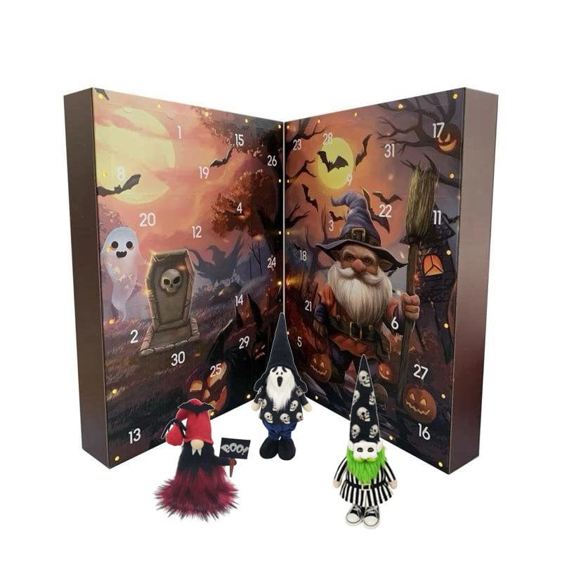 CZTICLE®🔥Halloween Pre-Sale 50% OFF🎃 Spooky Handmade Gnomes Countdown Calendar 2025-Early Access 👻