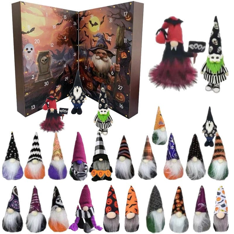 CZTICLE®🔥Halloween Pre-Sale 50% OFF🎃 Spooky Handmade Gnomes Countdown Calendar 2025-Early Access 👻