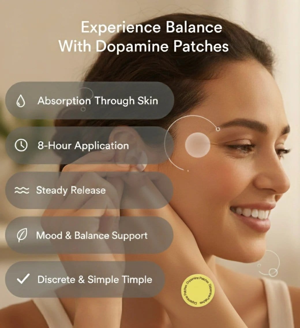 Cilifer®✨Dopamine Patches – Natural Mood & Focus Support |🌞 Boost mood. focus & motivation ⏳ All-day. steady release 🚫 No jitters. no caffeine crash