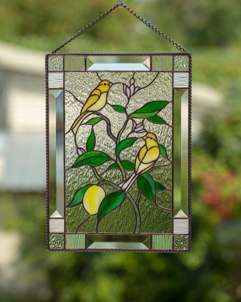Cilifer®Cardinal Stained Window Panel