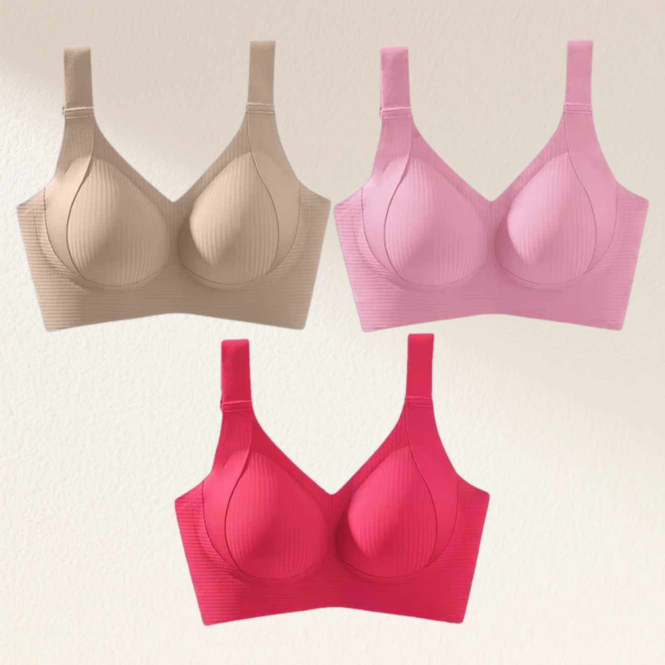Cilifer®🎁Buy 1 Get 3 Packs🔥Super Firming Wire-Free Bra All-Day Comfort No More Sagging (3-Pack Value Set)