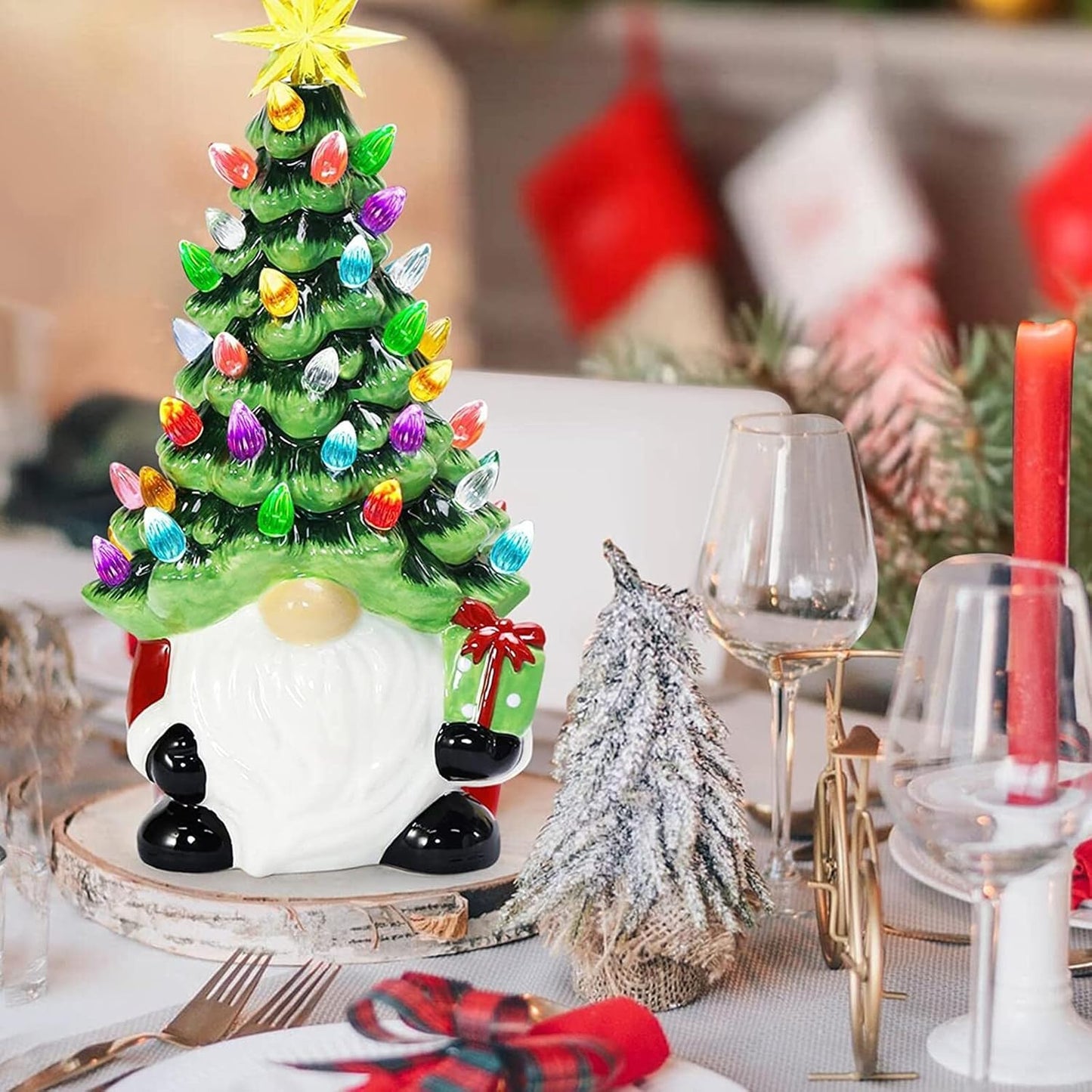 Cilifer®Christmas dwarf decoration with light