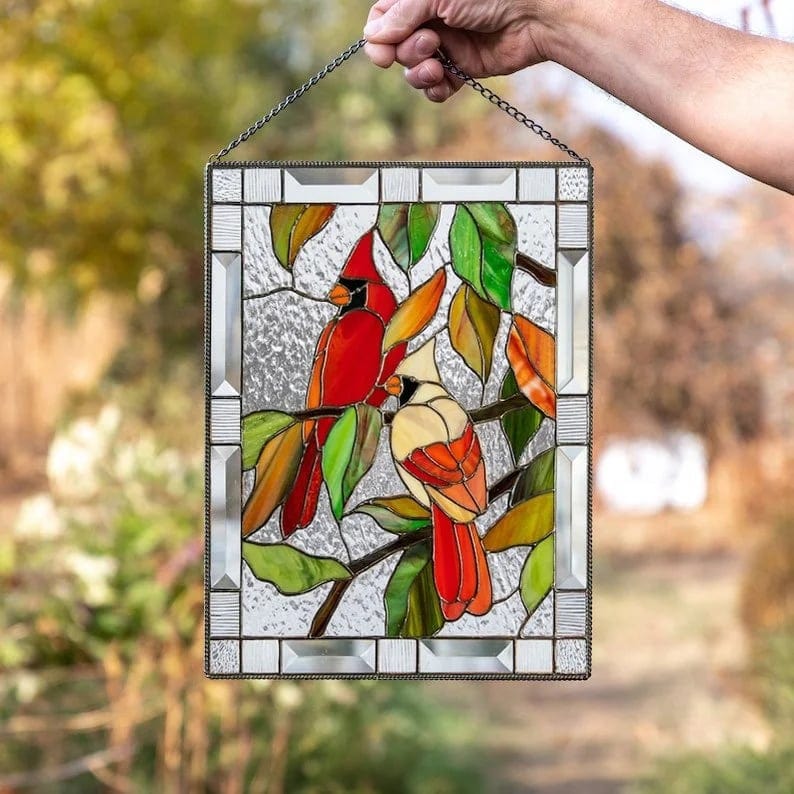 Cilifer®Cardinal Stained Window Panel