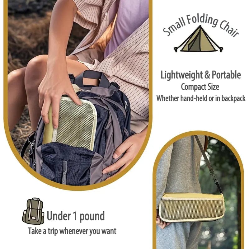 CZTICLE®🪑Ultra-Light Folding Stool – Supports Up to 265 lbs