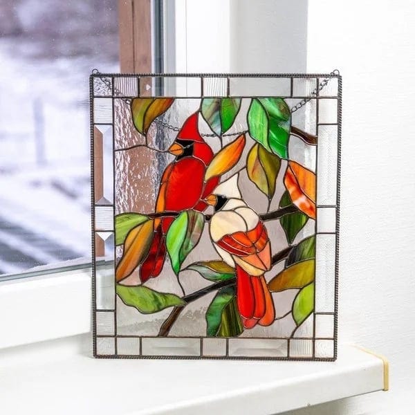 Cilifer®Cardinal Stained Window Panel
