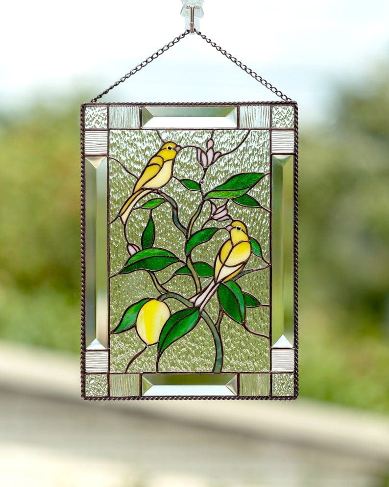 Cilifer®Cardinal Stained Window Panel