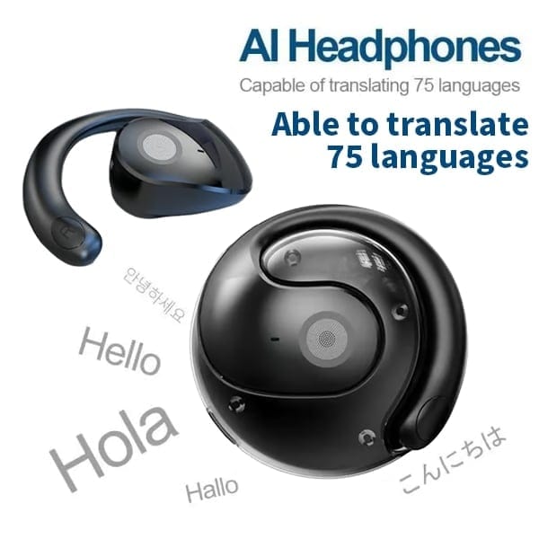 DAFEILA®🏆#1 Best Seller ⏰LAST DAY 💎AI Translation Wireless OWS Bluetooth5.4 Earphones (Fit iOS & Android)