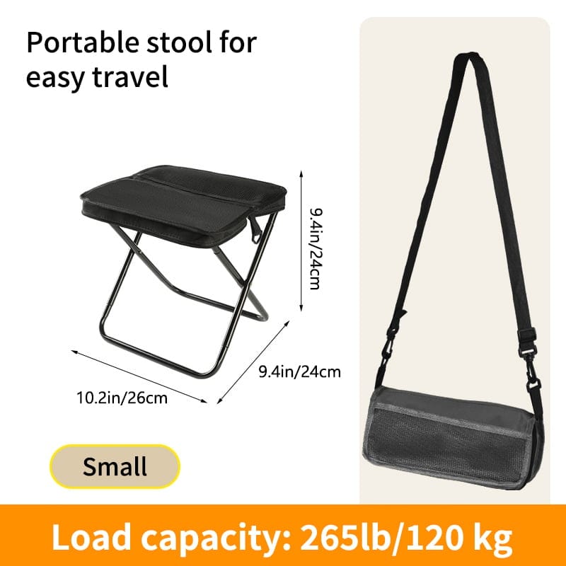 CZTICLE®🪑Ultra-Light Folding Stool – Supports Up to 265 lbs
