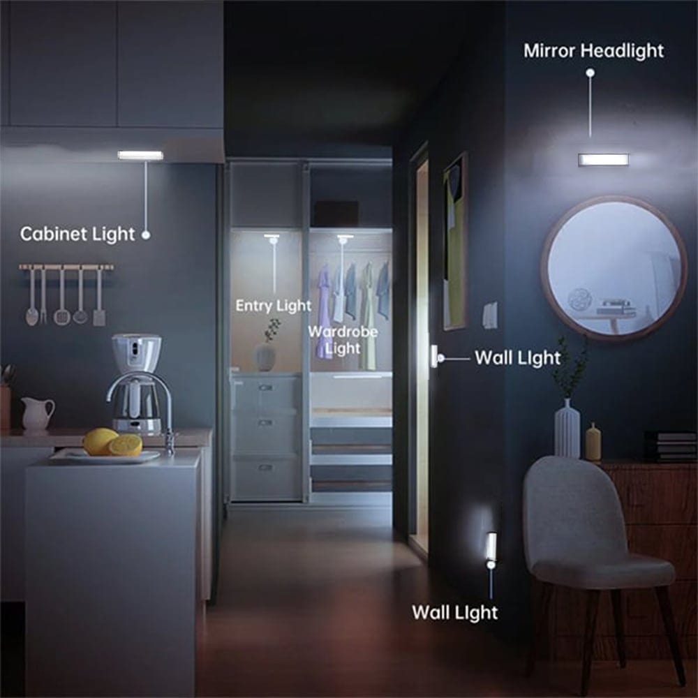 Cilifer®Punch-free Smart Sensor Magnetic Rechargeable LED Lights