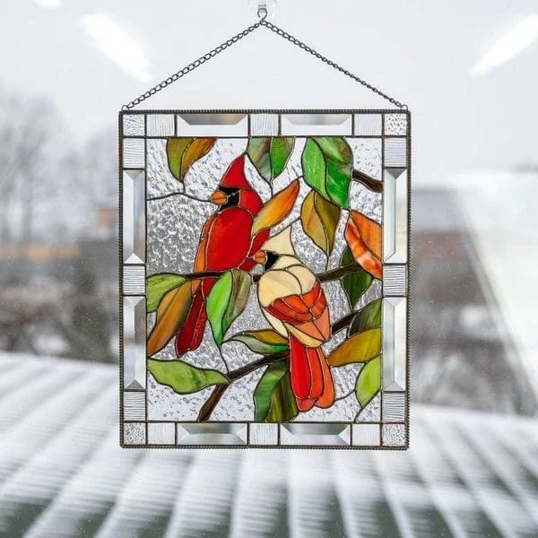 Cilifer®Cardinal Stained Window Panel