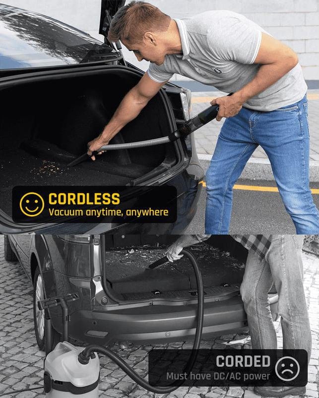 CZTICLE®💥Sale – 50% Off💥 Portable Cordless Car Vacuum with High Suction Power