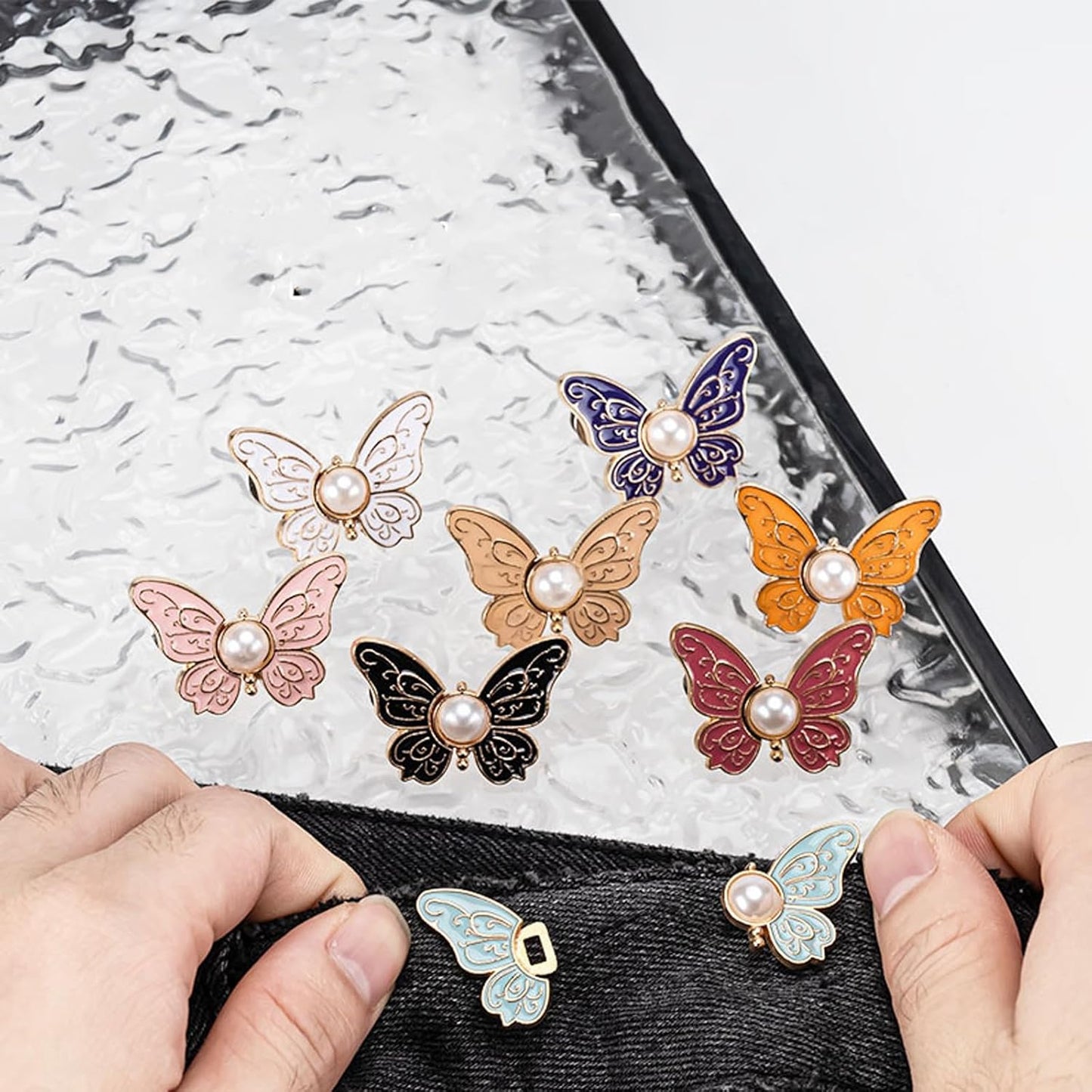 CZTICLE® Special Offer✨8 Jewel-Toned Magic🦋Clips•Zero Sewing•Ageless Style & Snugness✨