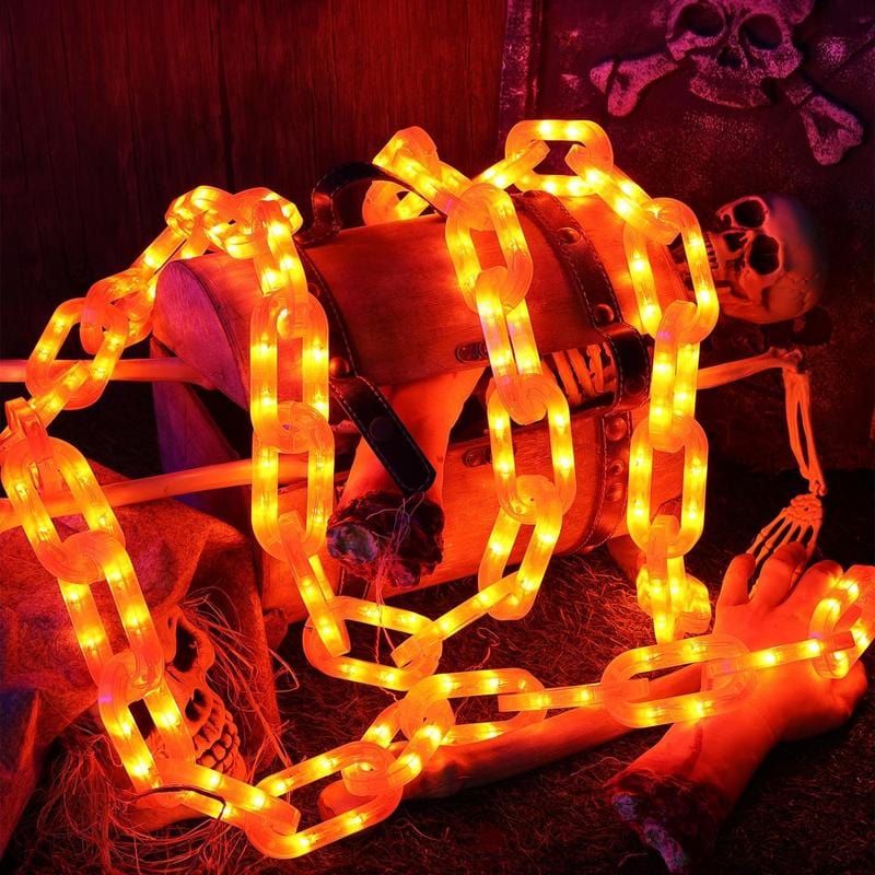 Billhol®Halloween Decoration Battery Light String - 10ft 160 LED Plastic Chain Light String