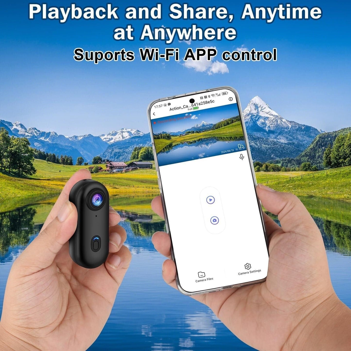 CZTICLE®🥰Last Day 49% OFF📷I3 4K Thumb Action Camera