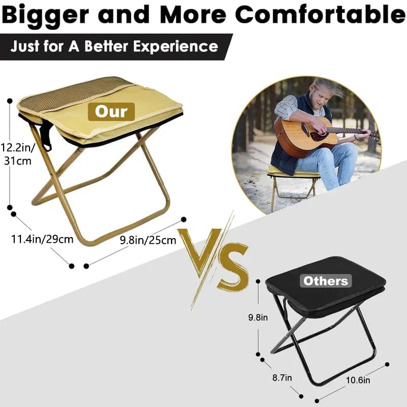 CZTICLE®🪑Ultra-Light Folding Stool – Supports Up to 265 lbs