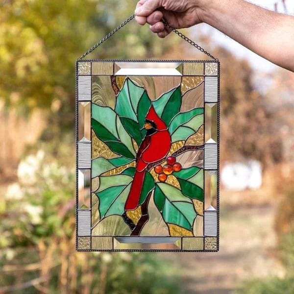 Cilifer®Cardinal Stained Window Panel