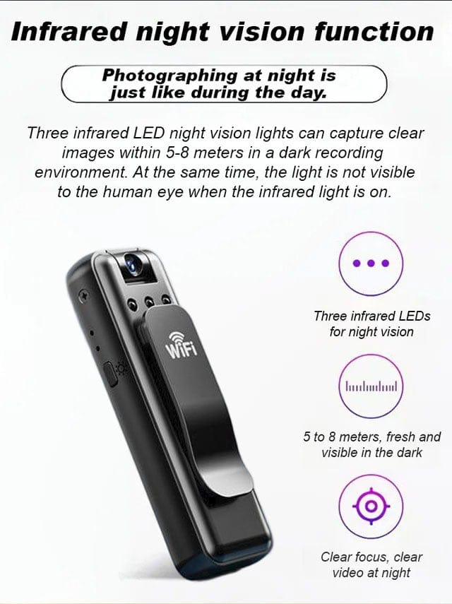Cilifer®Infrared night vision portable recorder