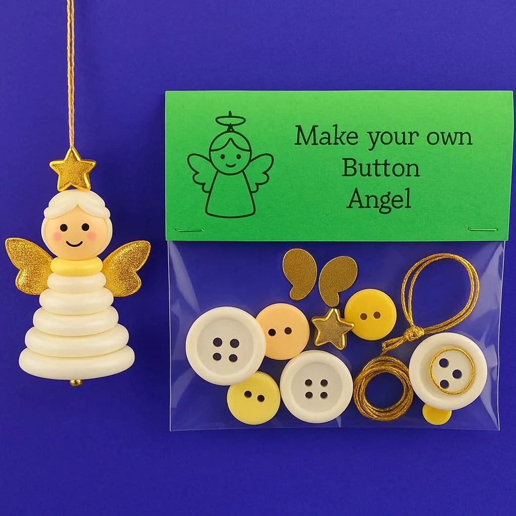 Cilifer®☃️ DIY Button Snowman Ornament Kit