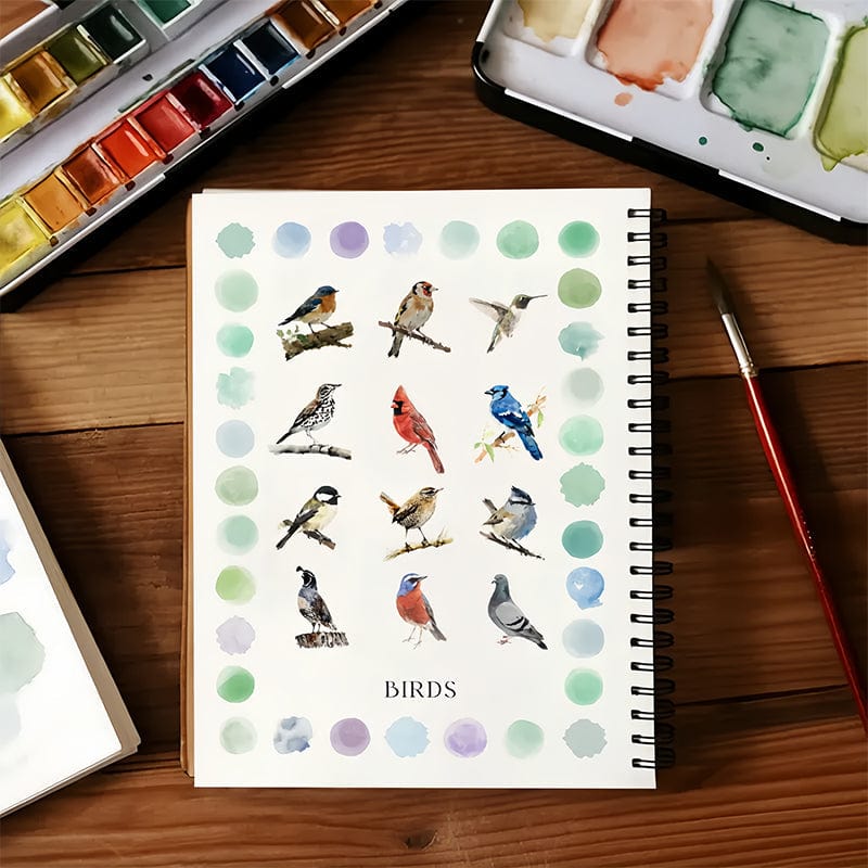 Cilifer®🎁Early Xmas Sales - 50% OFF🎅Watercolor Workbook for Beginners with 16 Colors Paint