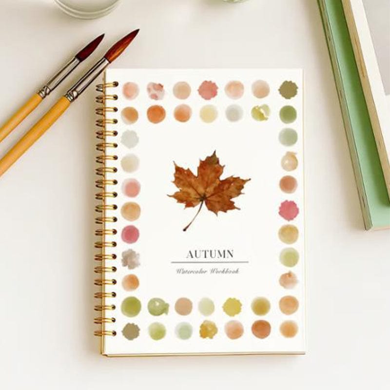 Cilifer®🎁Early Xmas Sales - 50% OFF🎅Watercolor Workbook for Beginners with 16 Colors Paint