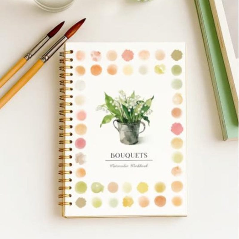 Cilifer®🎁Early Xmas Sales - 50% OFF🎅Watercolor Workbook for Beginners with 16 Colors Paint