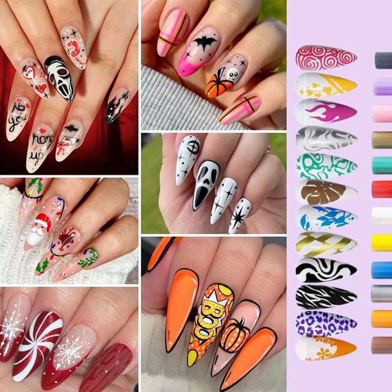 Cilifer®12 Colors Nail Art Pens Set