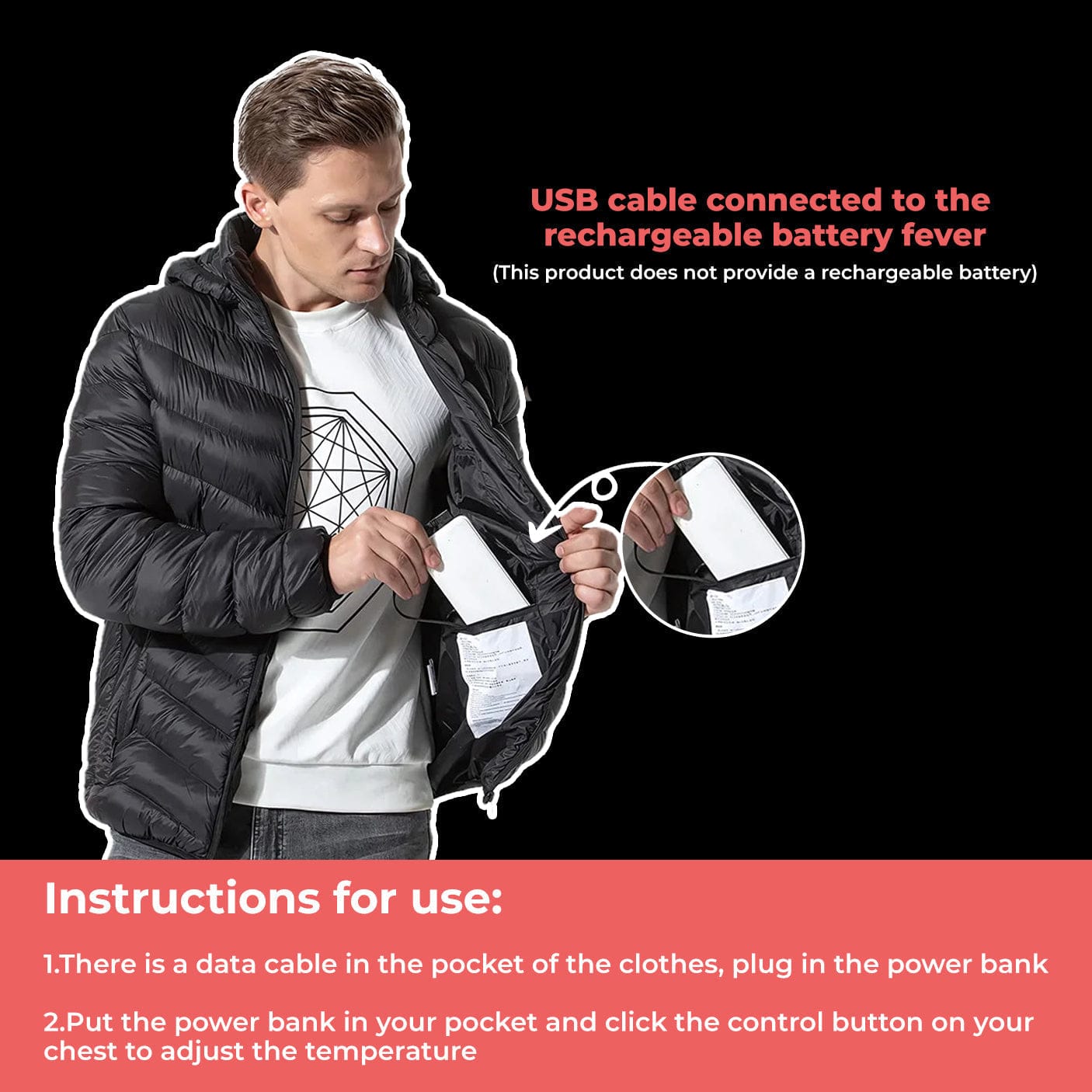 Loft Multi-level Heated Jacket - Black Friday Deal