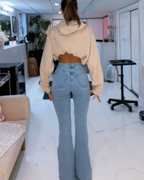 High Rise Flared Jeans